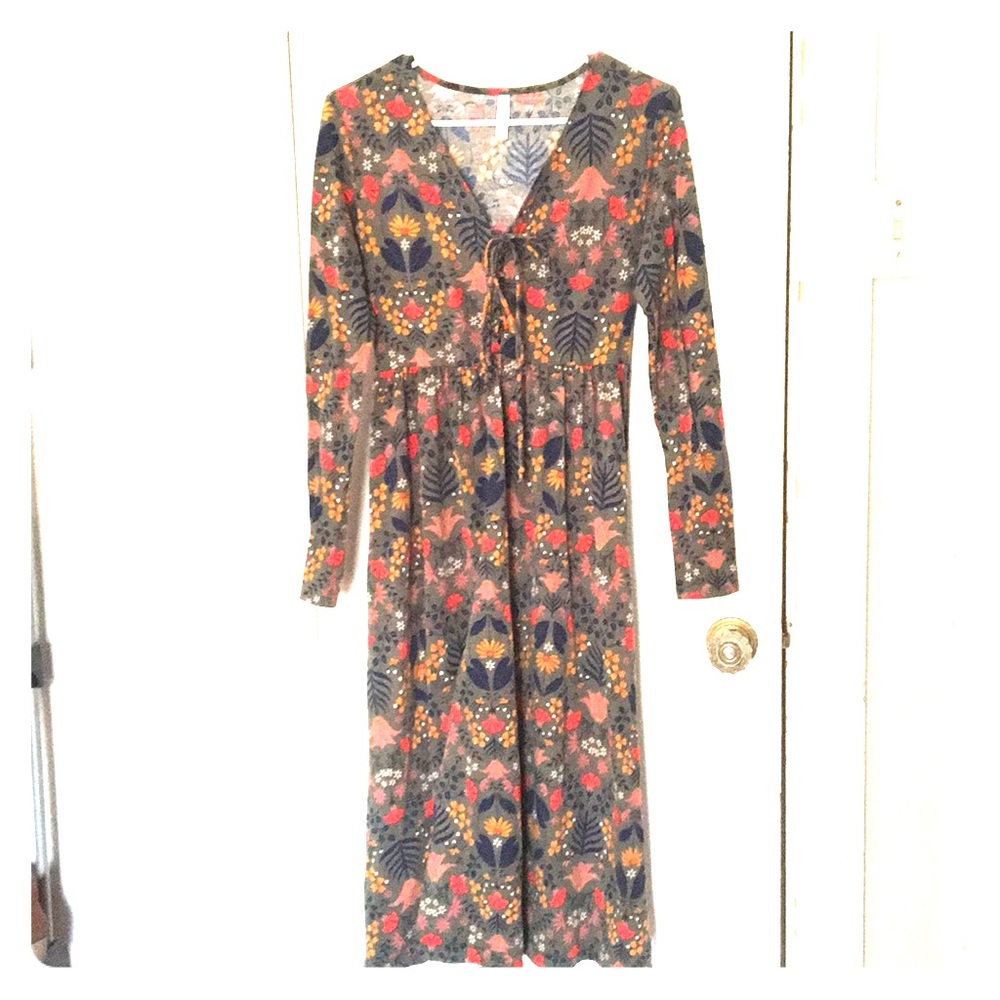 Floral Boho Maxi/Midi Dress